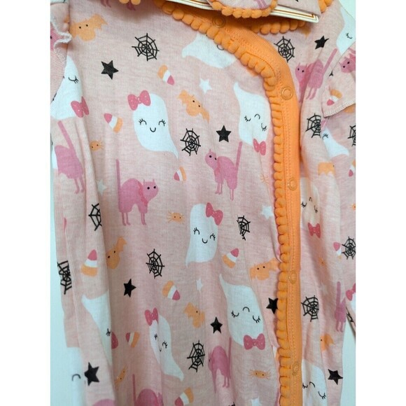 Modern Kids Halloween Sleepwear Set 24 Months Pink Ghosts - Picture 4 of 9